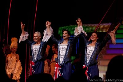 Tony Sheldon (Bernadette), Will Swenson (Tick/Mitzi) and Nick Adams (Adam/Felicia) Photo